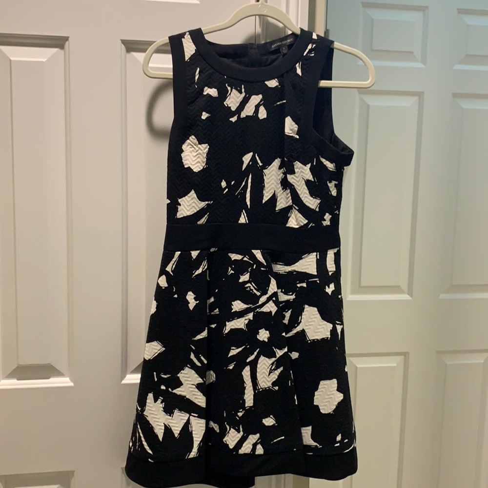 Black and white dress